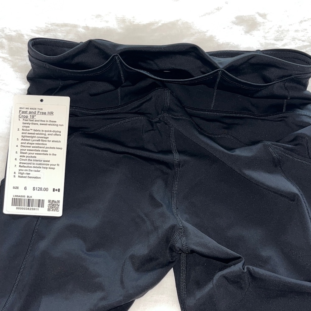 Lululemon Athletica Black Cropped Pants - Picture 5 of 7